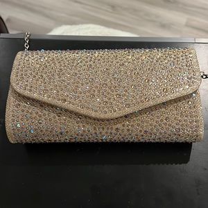 Rhinestone clutch